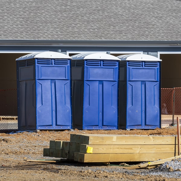 how do you dispose of waste after the portable toilets have been emptied in Ecorse